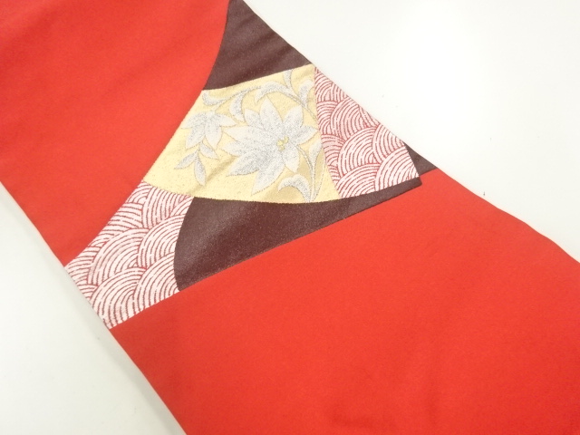JAPANESE NAGOYA OBI / WOVEN FLOWER